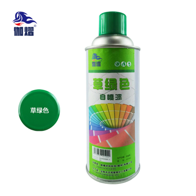 伽熠 自喷漆草绿色(400mL) 门窗金属防锈家具木器漆自行摩托汽车翻新涂鸦