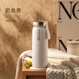 飞利浦智能数显保温水杯男女高档316L不锈钢正品定制礼品泡茶杯子