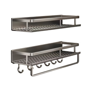 攸形双层浴室架60*12*4cm个