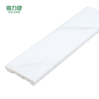 喜力健 PVC实心踢脚线 长3M*高4CM*厚10MM-新爵士白 根