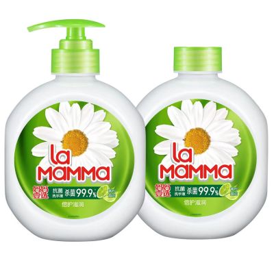 妈妈壹选 青柠莹润洗手液525ml+525ml补充装