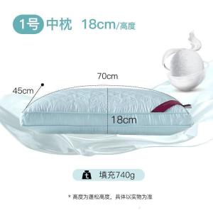 美帮汇家纺蚕丝枕头枕单人酒店枕芯丝棉枕健康家用一对拍2