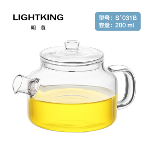 KAMJOVE/金灶 明尊 S系列 迷你耐热高硼硅玻璃泡茶壶 水杯 小容量茶道杯 茶漏 带食品级304不锈钢小滤网 茶具