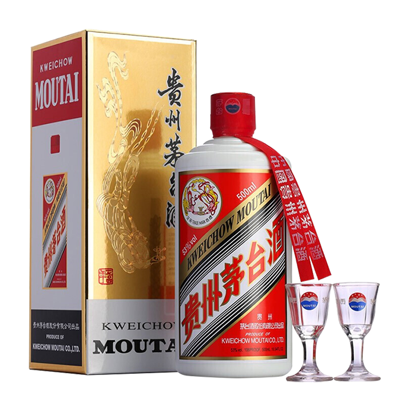 貴州茅台酒　38度 貴州茅台酒 マオタイ酒 38％ 500ml 天女ラベル