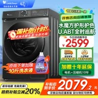 小天鹅(LittleSwan)滚筒洗衣机全自动 水魔方护形护色 10公斤大容量 智能投放TG100V618PLUS