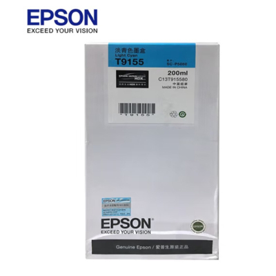 爱普生(EPSON) C13T915580 淡青色原装墨水 约200ml