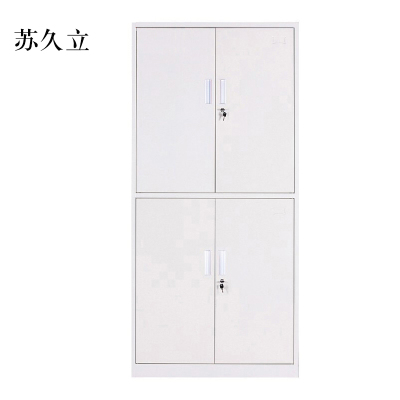 苏久立钢制文件柜资料柜档案柜财务凭证柜带锁储物柜铁皮柜书柜通双节文件柜