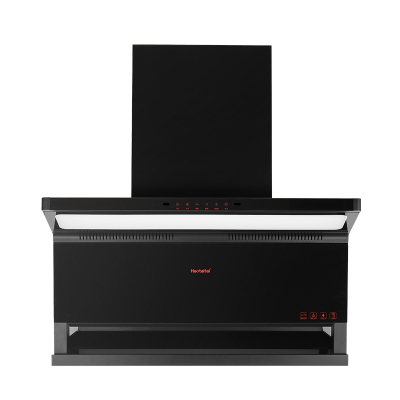 Haotaitai顶侧双吸油烟机CXW-314-XK406 24m³大风量挥手+智清洗平顶式大灯磁吸式玻璃挡板