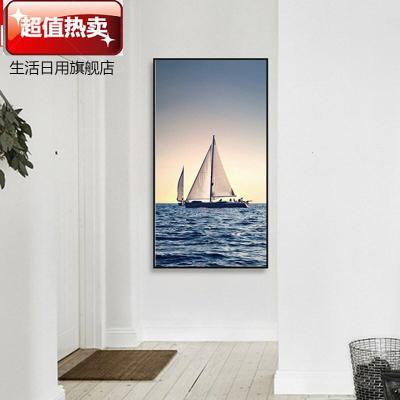 。墙壁画墙壁画装饰带框一进的墙装饰悬关壁画水墙壁画E乘风破浪-SG080*16012mm薄板