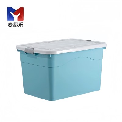 麦都乐 大号整理箱 350#(长80*宽59高48cm)带轮 个