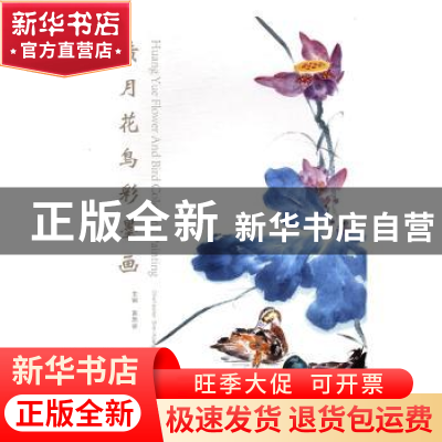 正版 黄月花鸟彩墨画集 黄思迷主编 江苏凤凰美术出版社 97875580