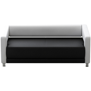 慧采云 办公家具简约拼色办公沙发会客接待三人位沙发西皮商务沙发