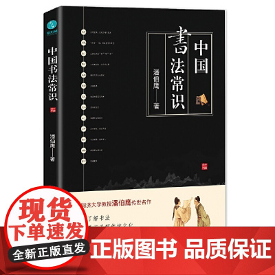 中国书法常识:中国书法文化的集大成之作! 潘伯鹰 中国友谊出版公司 正版书籍