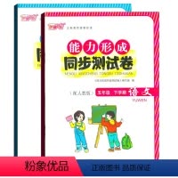 [正版]两本套装/语文数学能力形成同步测试卷五年级下册语文数学芝麻开花能力卷五5下小学生试卷学校发放