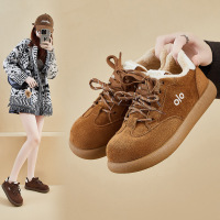 内增高冬季新款加绒勃肯鞋ins韩版女学生增高保暖休闲
