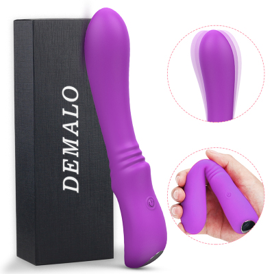 斯汉德AV震动棒女用自慰器迷你按摩器9频震动柔软硅胶女性系列成人情趣性用品骑士紫色