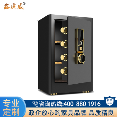 鑫虎威 保险柜家用60cm全钢防盗小型保险箱办公室文件柜指纹密码保管柜