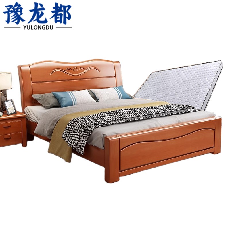 豫龙都宿舍床+床头柜+床垫1.5m套