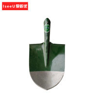 爱新优 锰钢淬火尖头铲尖锹铁铲圆头铲 大号 (个)