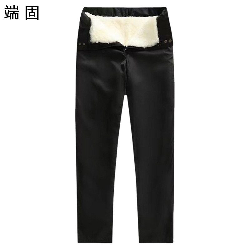 端固 高腰皮毛一体羊毛皮裤羊剪绒防寒裤 HYS41 /条