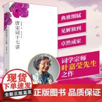 唐宋词十七讲 词学宗师叶嘉莹先生之作中国好书获奖作者古诗词大会诗歌经典文学书作品集人间词话诗歌诗词书