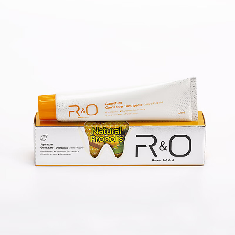 RO蜂胶薄荷牙膏新西兰蜂胶祛火护龈多效呵护+漱口水组合