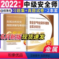 [正版]中级注册安全工程师2022年职业资格考试辅导安全生产专业实务金属冶炼安全真题详解与考前模拟习题集历年真题押题试