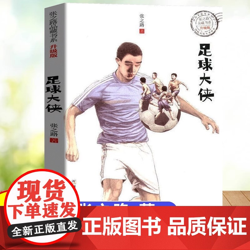正版 足球大侠升级版 张之路品藏书系 6-9-10-12周岁少儿儿童文学小说图书籍 小学生课外阅读卡通故事书目 浙江少年