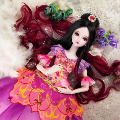 叶罗丽娃娃精灵梦卡通公主夜萝莉仙子DIY梦幻套装改装女孩换装玩具叶罗丽仙子茉莉仙子