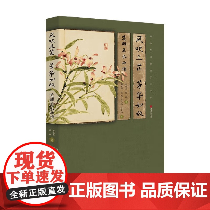 风吹兰芷 芳华如故 楚辞草木画谱 马溆阳 著 绘画