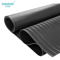 天空桥 绝缘胶皮 黑色条纹5mm*1米*10米 10kv 卷