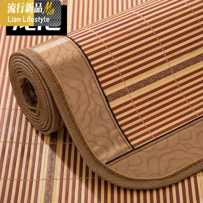 凉席1.8m床双人2.0x2单人学生宿舍0.9米竹席1.5双面1夏席子1.2 三维工匠