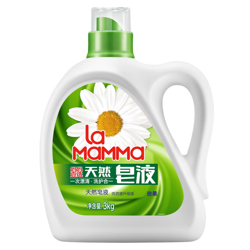 妈妈壹选 天然 皂液倍柔 3kg