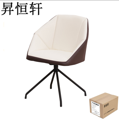 昇恒轩 休闲沙发转椅北欧家用靠背椅凳子 SHX-426 白色 /把