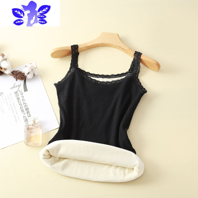 Ideamini黑科技保暖内衣女神秋衣棉背心发热加绒加厚上衣打底冬季内穿学生