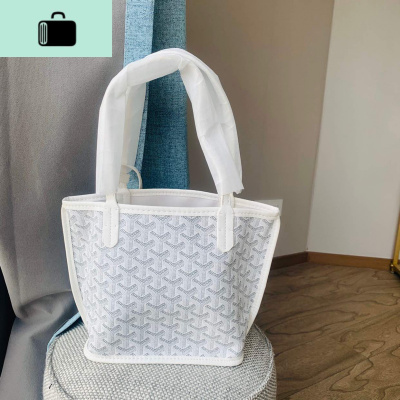 2020春夏新款双面皮菜篮子包购物袋手提托特包水桶包女单肩包百搭NEW LAKE女士手提包