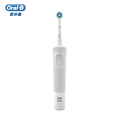 欧乐-B(Oral-B) 电动牙刷 成人2D声波震动 (自带刷头1) 清纯白 D100