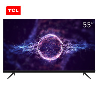 TCL 官方旗舰 55V580 (55英寸) 吋 AI人工智能免遥控超薄4K超高清全面屏电视机