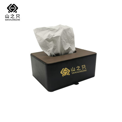 山之只 皮质纸巾盒 MZ1129-A 个