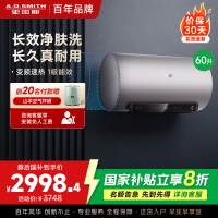 AO史密斯电热水器60升 国家补贴 80吨长效净水洗 免清洗 3kW变频速热 金圭特护 短款 E60ED6 -B
