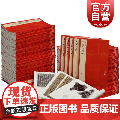 中国碑帖名品 全100种套装102册 毛笔书法 碑帖 毛笔书法练字帖 书法临摹字帖 书法历代作品集 石刻拓本 上海书画出