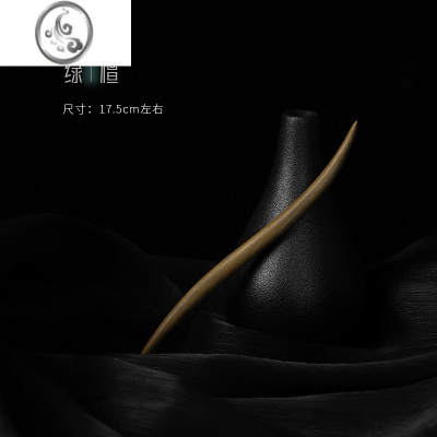 JiMi檀木发簪古风木质簪子现代简约高级感日常盘发新中式发张钗子