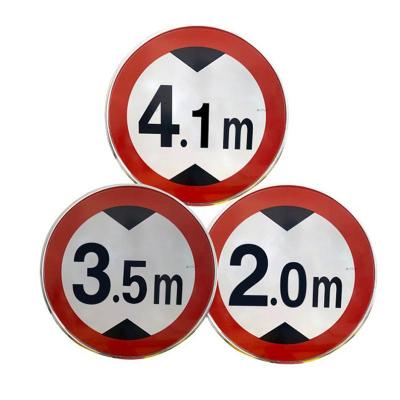 盾铁侠限高限宽标识标牌含钢管600*600mm/块