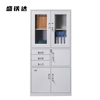 盛铁达 文件柜偏三保1800*850*390mm STD-WJG111 个
