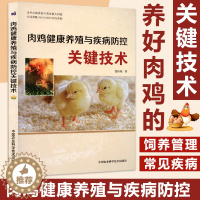 [醉染正版]肉鸡健康养殖与疾病防控关键技术 肉鸡养殖技术肉鸡疾病防控 鸡的营养北农阳光
