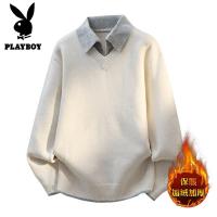 花花公子新款[新款]2025年秋冬款翻领针织毛衣男 群文件11.29