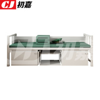 初嘉(CJ)制式营具单人床营房宿舍铁架床钢制组合单人床公寓床含床下柜