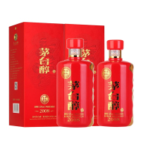 贵州茅台 茅台醇2008 酱香型白酒 53度500ml*2双瓶装