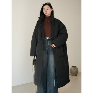 年新款棉服女冬中长款韩版宽松大被子加厚棉衣棉袄过膝外套潮