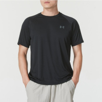 UA安德玛男子新款透气速干跑步健身训练短袖T恤1327965-001 ZP